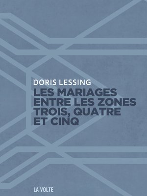cover image of Les mariages entre les zones trois, quatre et cinq
